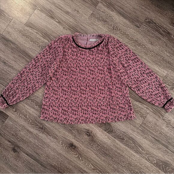 209wst38 leopard blouse new - Picture 1 of 8